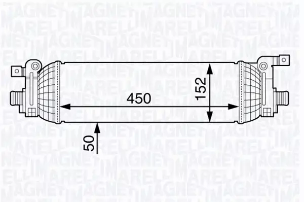 MAGNETI MARELLI INTERCOOLER 351319202290 