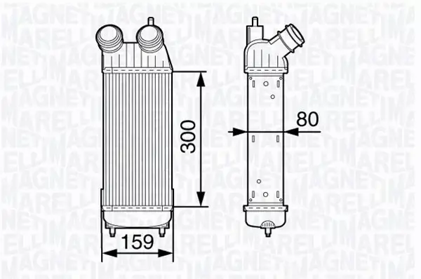 MAGNETI MARELLI INTERCOOLER 351319202310 