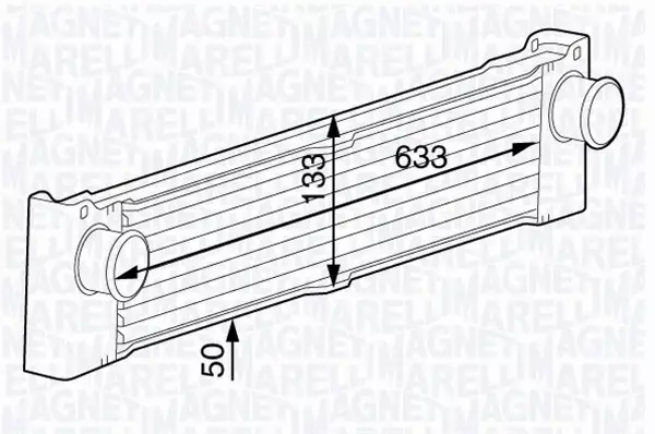 MAGNETI MARELLI INTERCOOLER 351319202380 