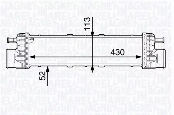 MAGNETI MARELLI INTERCOOLER 351319202520 