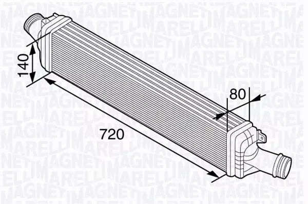 MAGNETI MARELLI INTERCOOLER 351319202690 