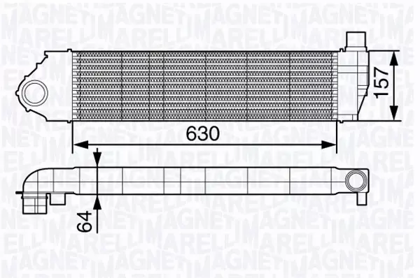 MAGNETI MARELLI INTERCOOLER 351319202820 