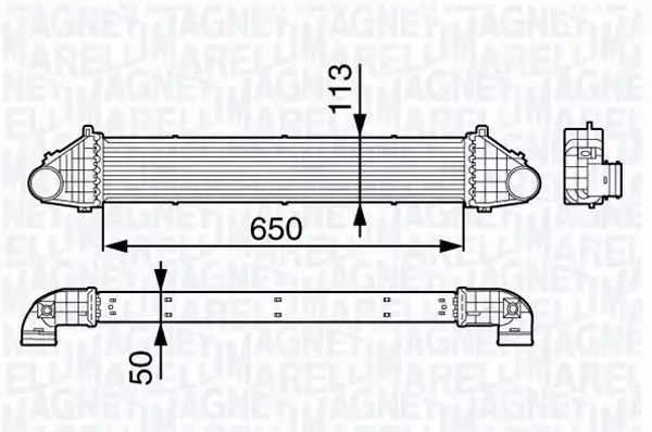 MAGNETI MARELLI INTERCOOLER 351319202990 