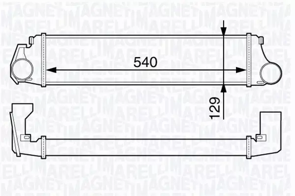 MAGNETI MARELLI INTERCOOLER 351319203280 