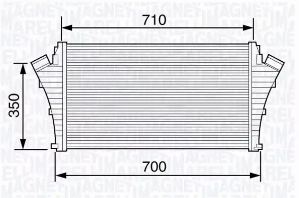 MAGNETI MARELLI INTERCOOLER 351319203510 