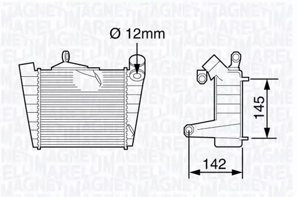 MAGNETI MARELLI INTERCOOLER 351319203620 