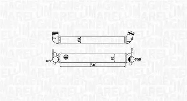 MAGNETI MARELLI INTERCOOLER 351319204410 