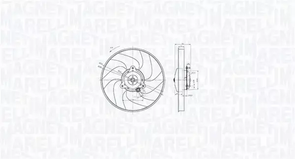 MAGNETI MARELLI WENTYLATOR CHŁODNICY 069422866010 