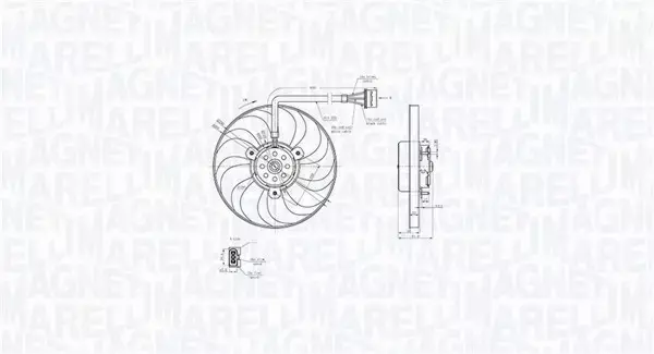 MAGNETI MARELLI WENTYLATOR CHŁODNICY 069422876010 