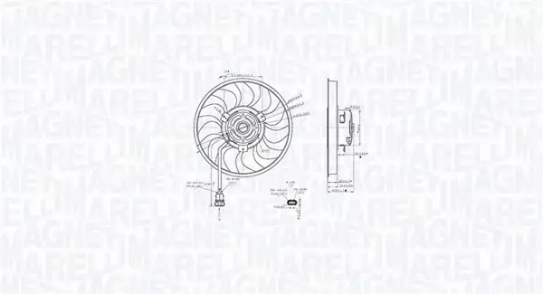 MAGNETI MARELLI WENTYLATOR CHŁODNICY 069422888010 