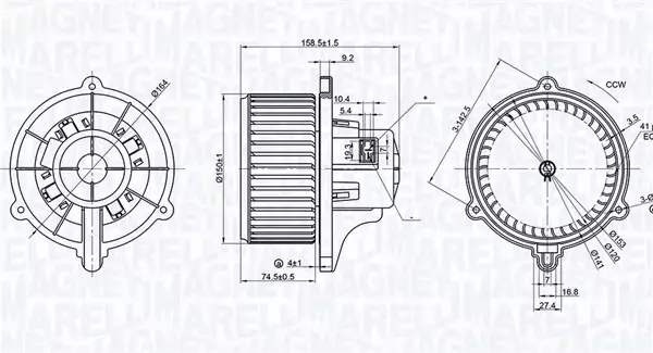 MAGNETI MARELLI SILNIK DMUCHAWY 069412384010 