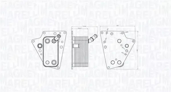 MAGNETI MARELLI CHŁODNICA OLEJU 350300001500 