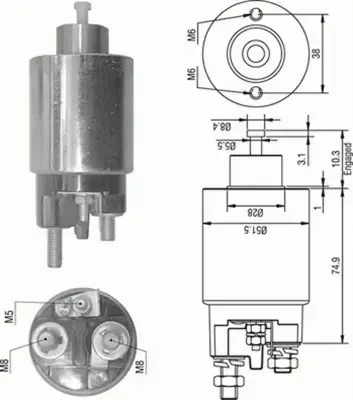 MAGNETI MARELLI AUTOMAT ROZRUSZNIKA 940113050354 