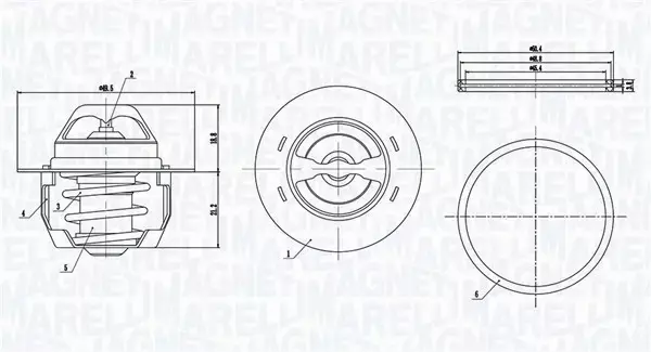 MAGNETI MARELLI TERMOSTAT 352317005140 