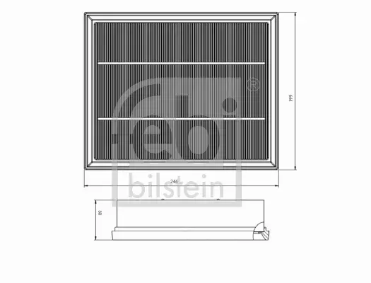 FEBI BILSTEIN FILTR POWIETRZA 172761 