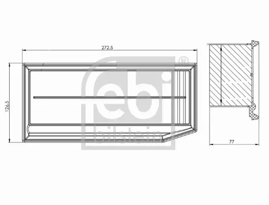 FEBI FILTR POWIETRZA 174599 