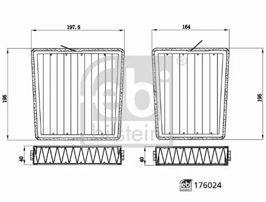 FEBI FILTR KABINOWY 176024 