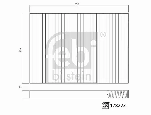 FEBI FILTR KABINOWY 178273 