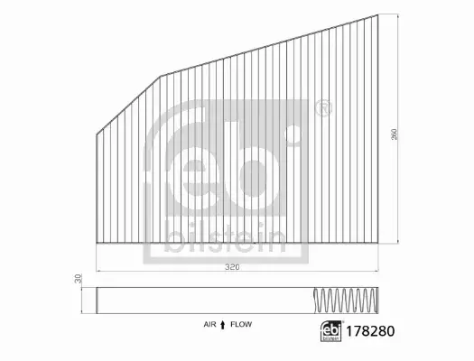 FEBI FILTR KABINOWY 178280 