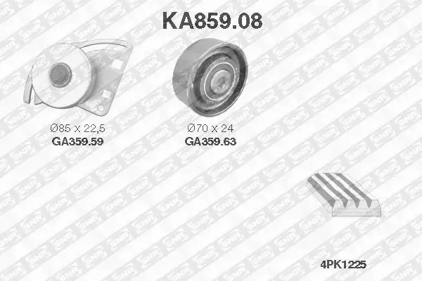 SNR ZESTAW ROZRZĄDU KA859.08 