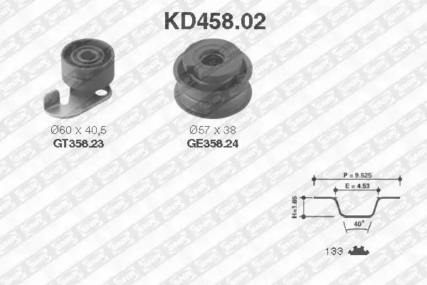 SNR ZESTAW ROZRZĄDU KD458.02 