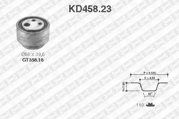 SNR ZESTAW ROZRZĄDU KD458.23 