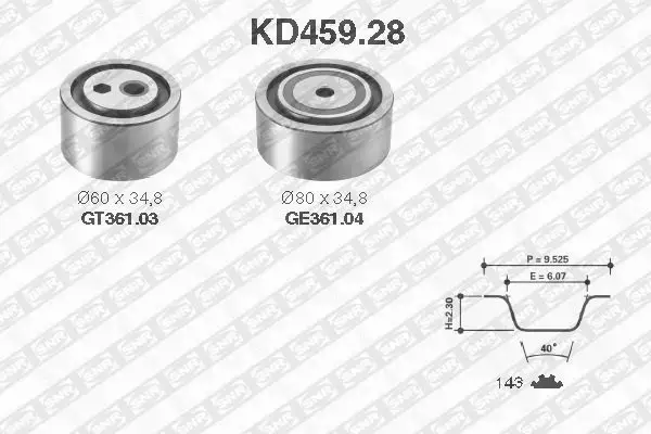 SNR ZESTAW ROZRZĄDU KD459.28 