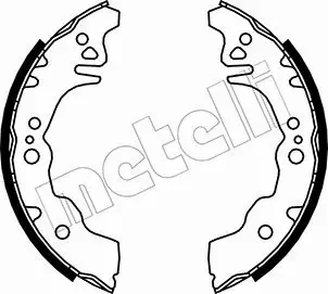 METELLI SZCZĘKI HAMULCOWE 53-0043 