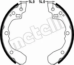 METELLI SZCZĘKI HAMULCOWE 53-0217 