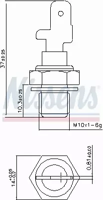 NISSENS CZUJNIK TEMPERATURY 207058 