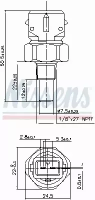 NISSENS CZUJNIK TEMPERATURY 207060 