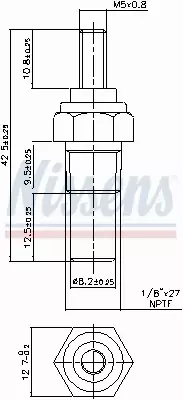 NISSENS CZUJNIK TEMPERATURY 207077 