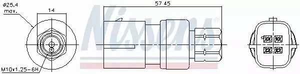 NISSENS WŁĄCZNIK KLIMATYZACJI 301003 