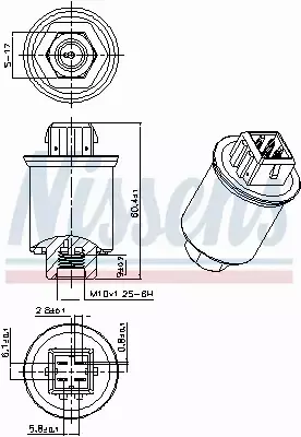 NISSENS CZUJNIK KLIMATYZACJI 301035 