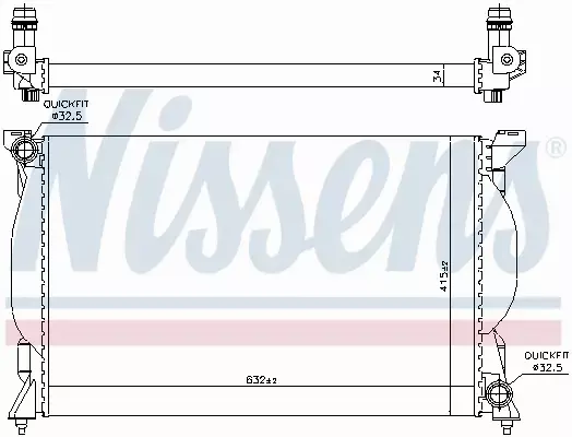 NISSENS CHŁODNICA SILNIKA 60301A 