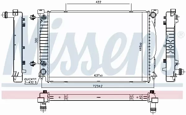 NISSENS CHŁODNICA SILNIKA 60329 