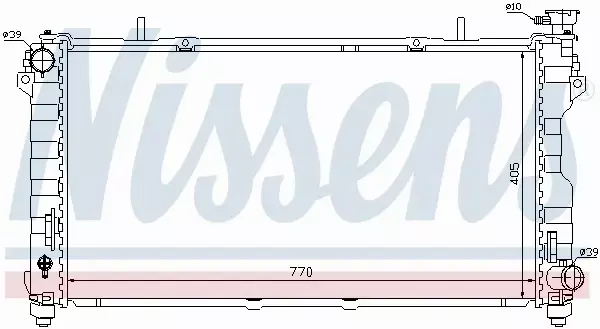 NISSENS CHŁODNICA WODY 61004 