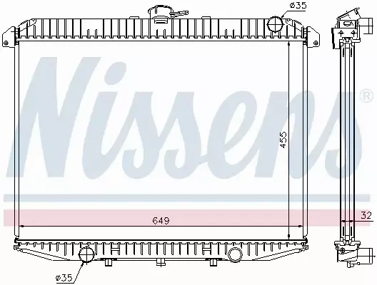 NISSENS CHŁODNICA SILNIKA 62069A 