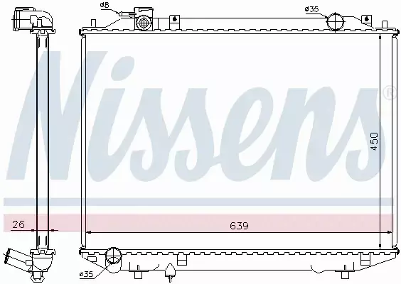 NISSENS CHŁODNICA WODY 62246A 