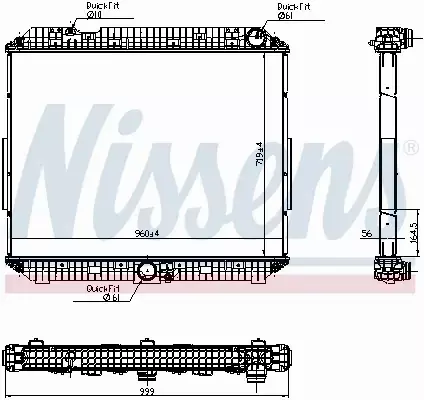 NISSENS CHŁODNICA SILNIKA 6270020 