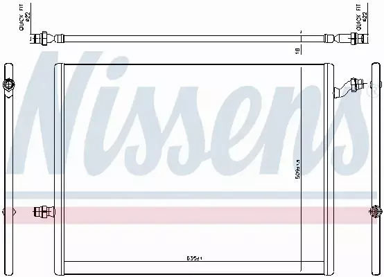 NISSENS CHŁODNICA SILNIKA 627024 