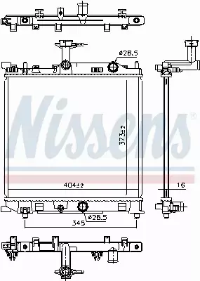 NISSENS CHŁODNICA SILNIKA 641777 