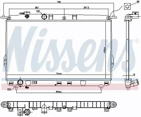 NISSENS CHŁODNICA SILNIKA 67026 