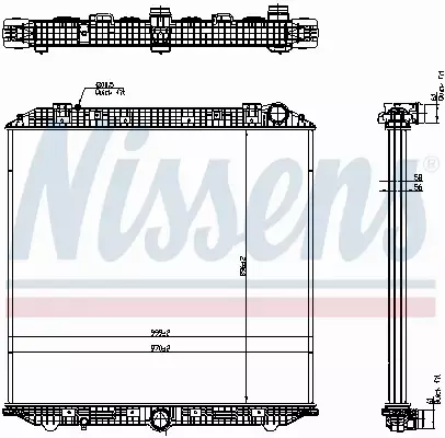 NISSENS CHŁODNICA SILNIKA 671750 