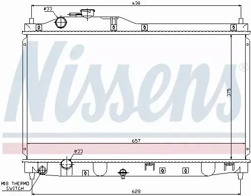 NISSENS CHŁODNICA SILNIKA 68145 