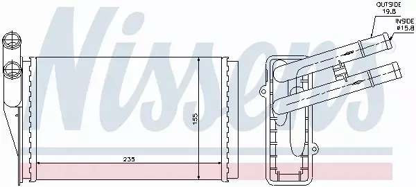 NISSENS NAGRZEWNICA 70221 