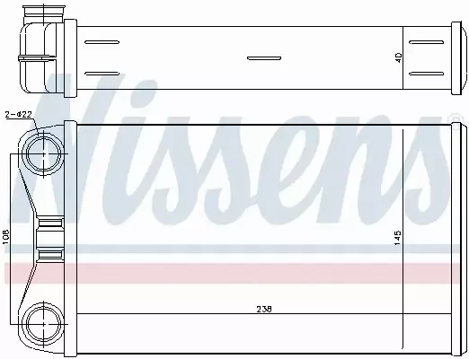 NISSENS NAGRZEWNICA 70226 