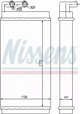 NISSENS NAGRZEWNICA 70230 