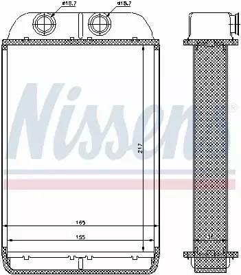 NISSENS NAGRZEWNICA 70232 