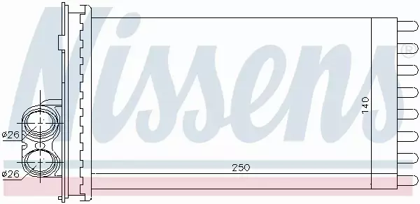 NISSENS NAGRZEWNICA 71154 